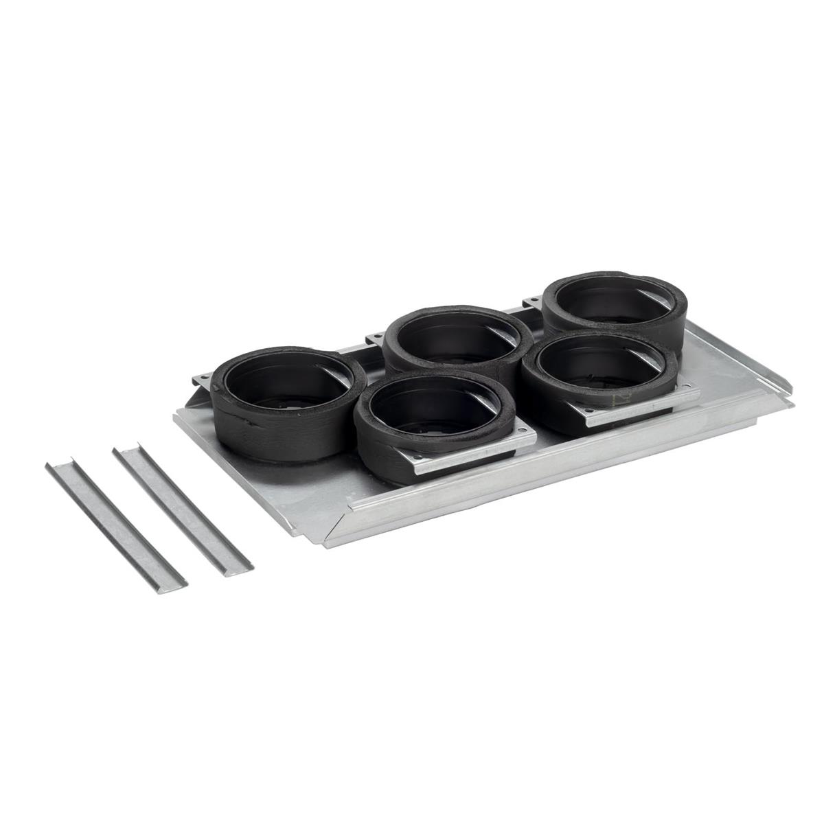 Zehnder ComfoWell Therm (6/23) Geisoleerde montageplaat 420 zehnder 5 aansluitingen DN90